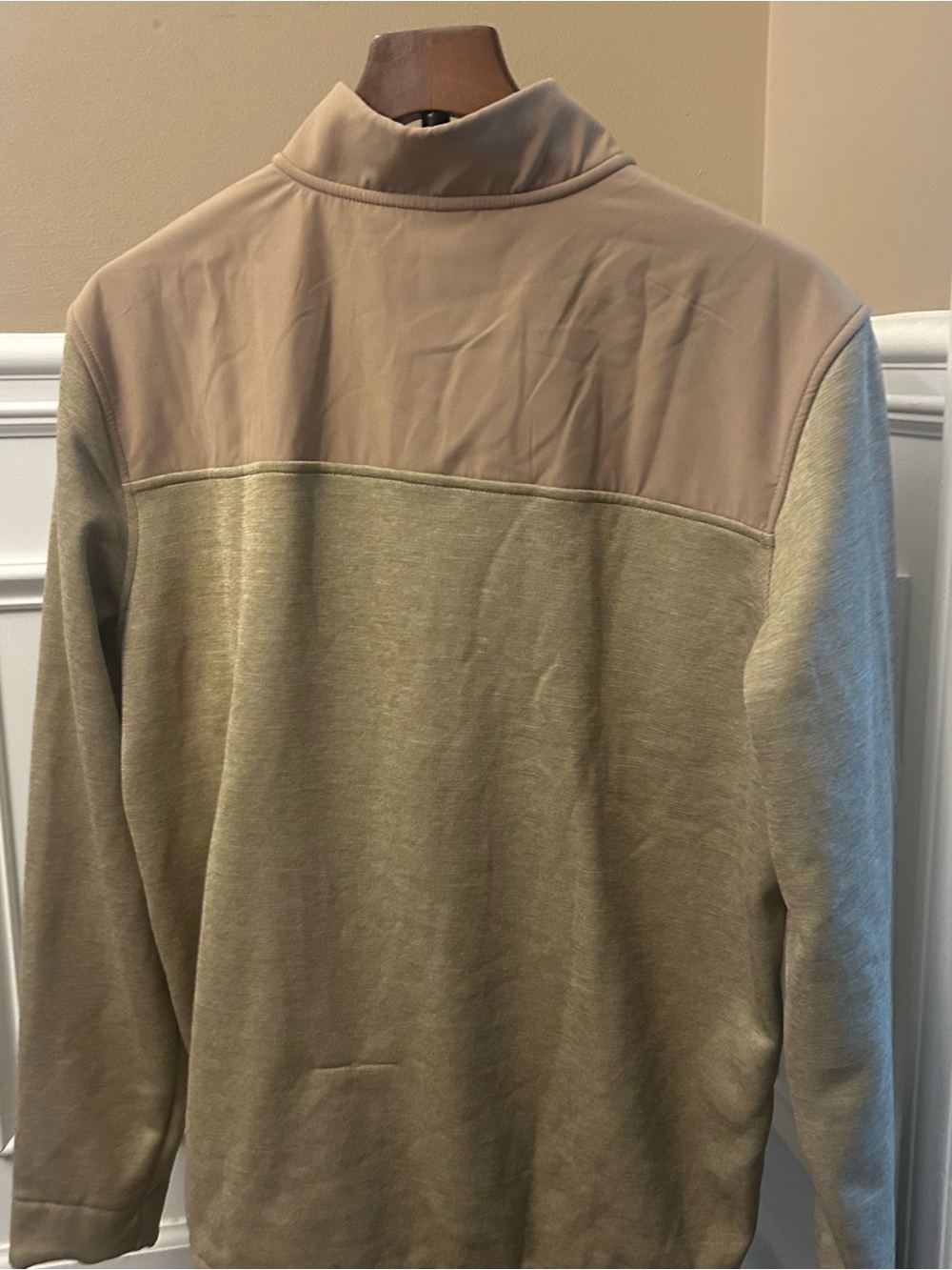 Under Armour Men's Drive Storm Half Zip Camel/Sandstorm/White, Large New - Picture 11 of 11